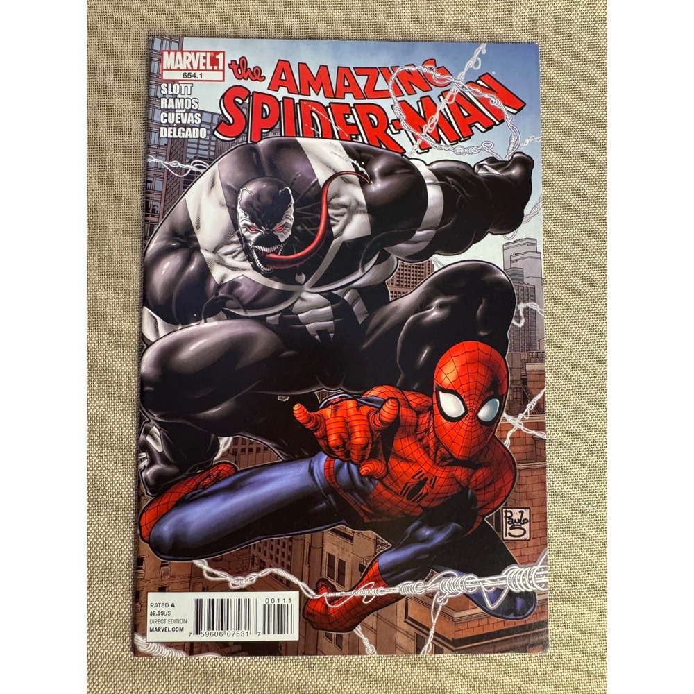 Amazing Spider-Man #654.1 1st Agent Venom Flash Thompson Marvel 2011 Point One